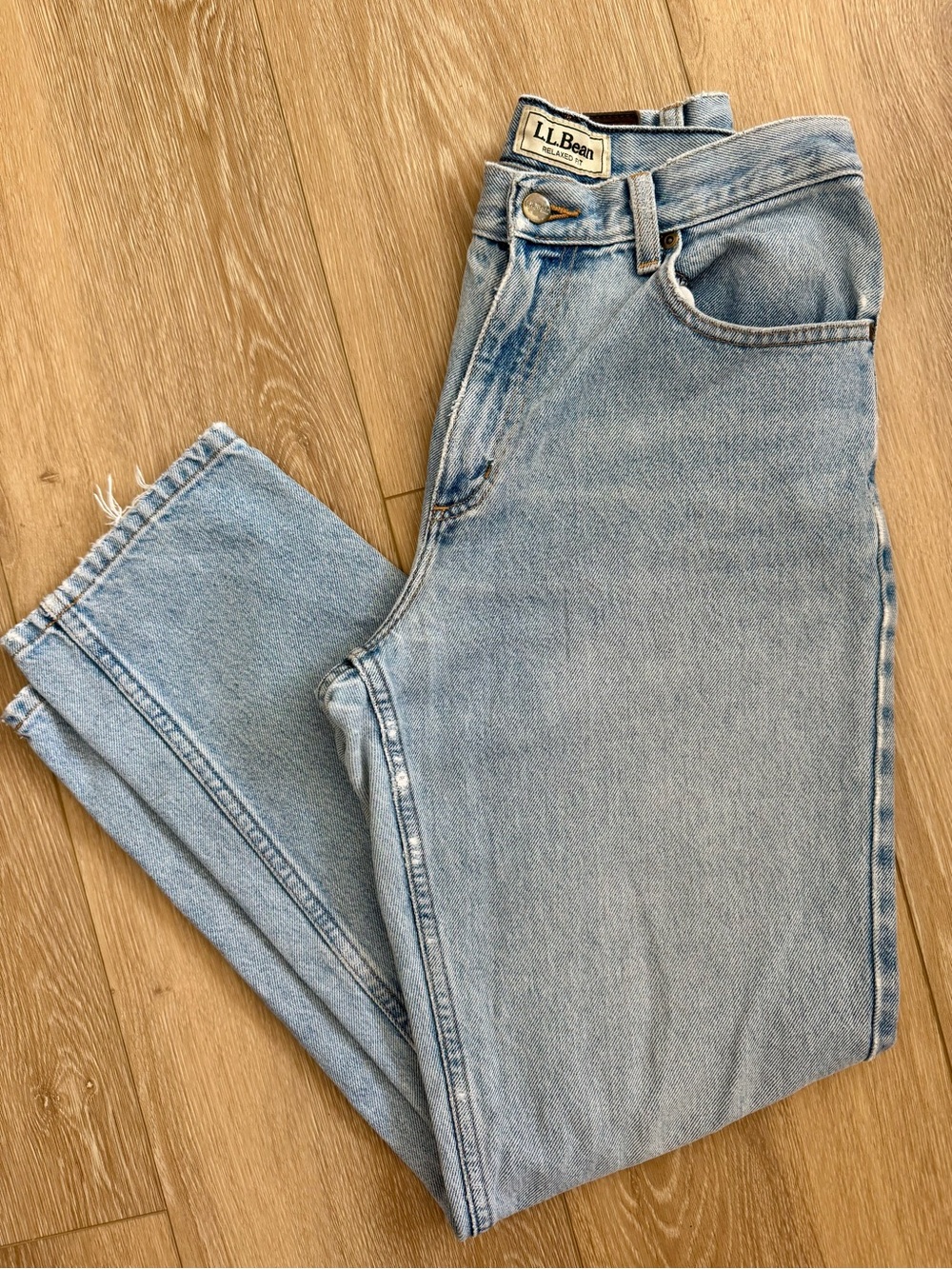 L.L. Bean Straight Light Wash Jeans